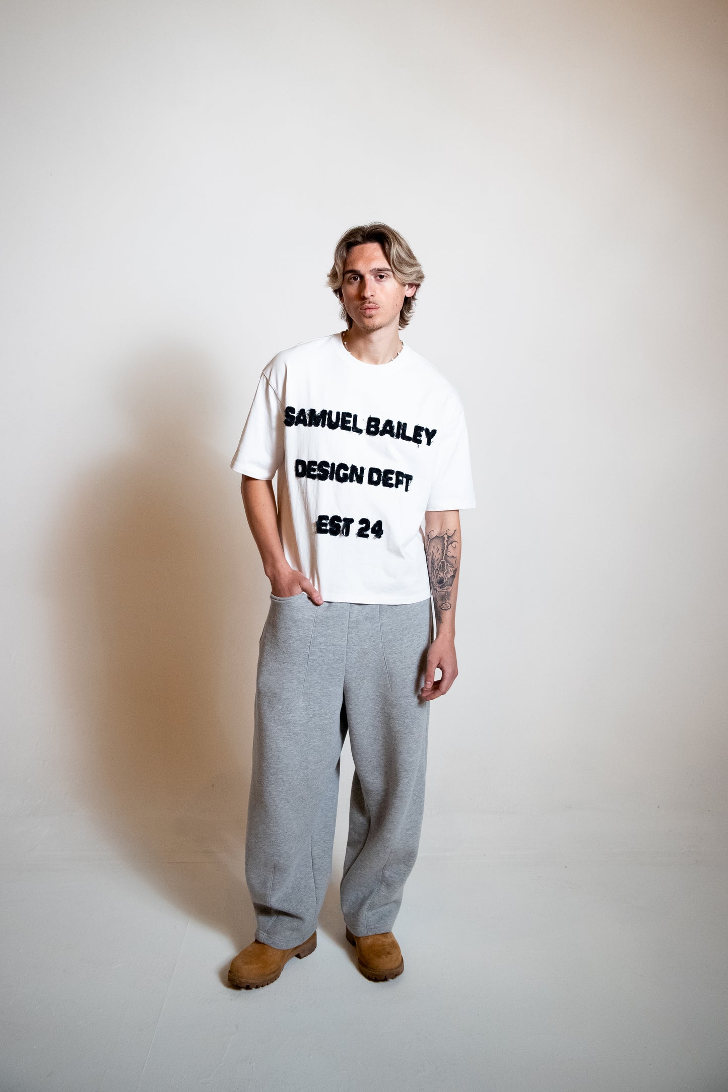 White Design Dept Tee