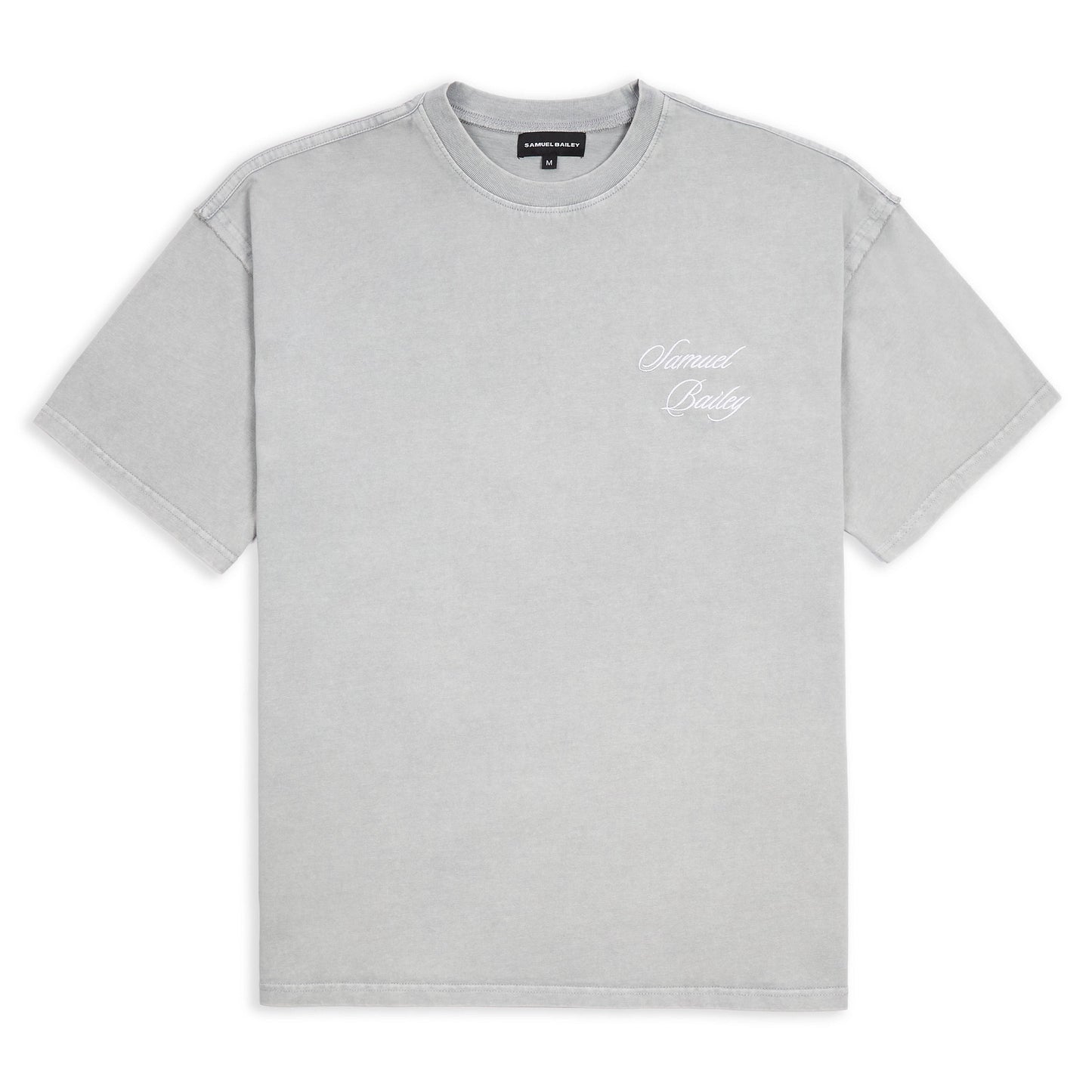 WASHED TEE - LIGHT GREY