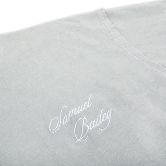 WASHED TEE - LIGHT GREY