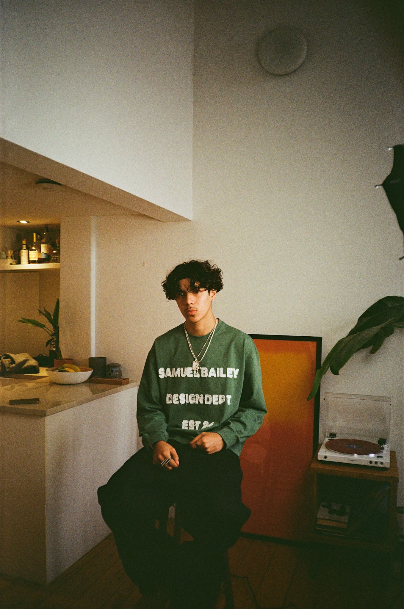 Green Long Sleeve Design Dept Tee