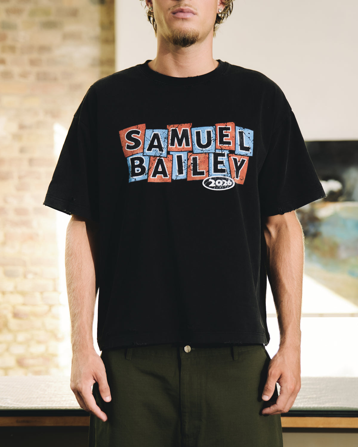 Retro Block Tee