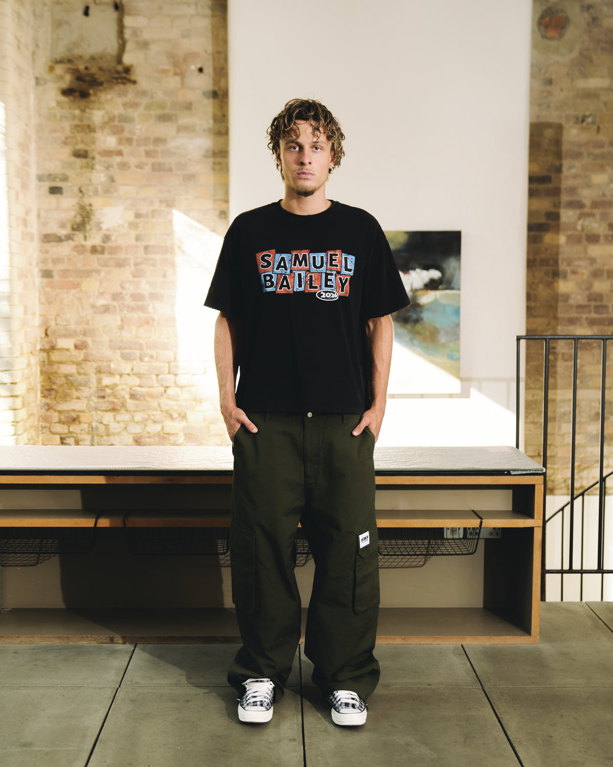 Retro Block Tee