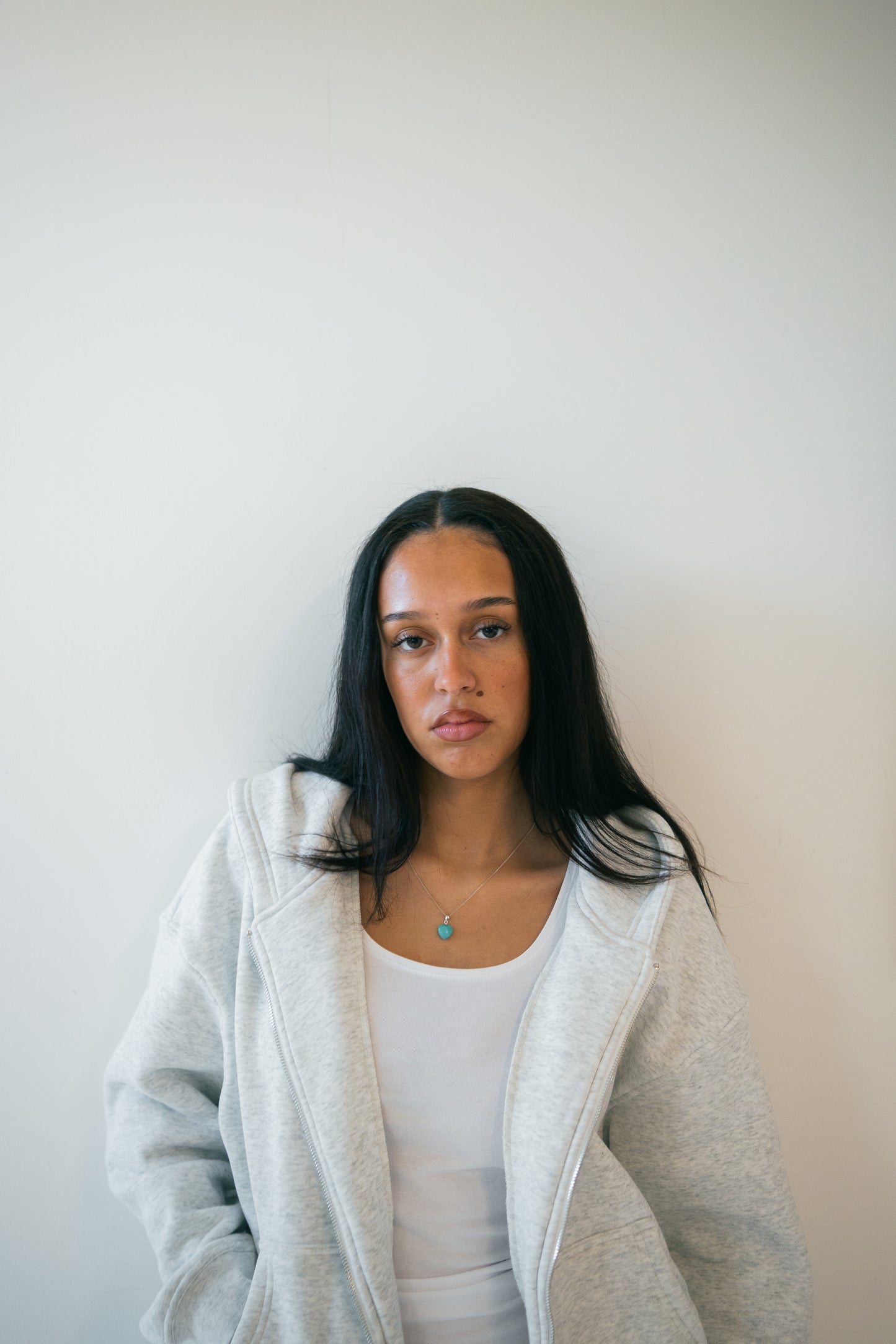 Star Emblem Zip Hoodie