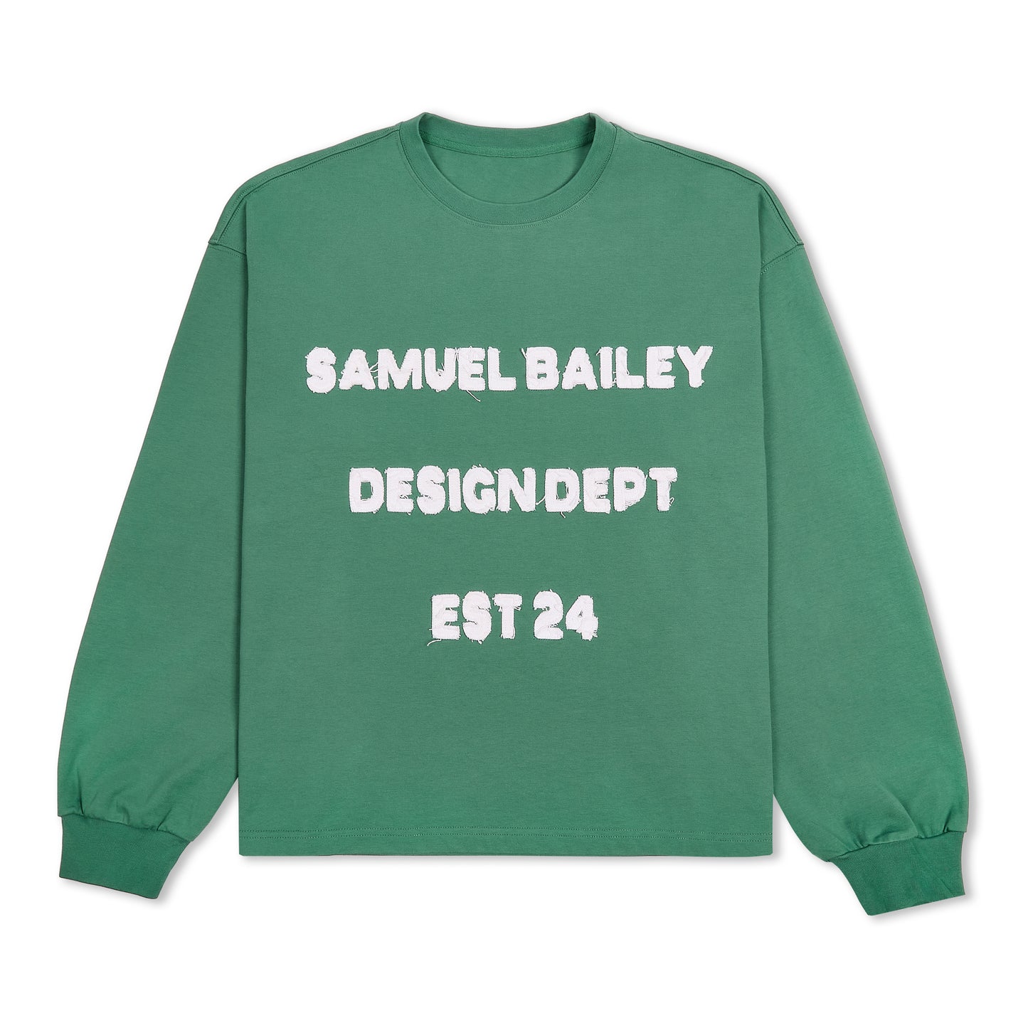 Green Long Sleeve Design Dept Tee