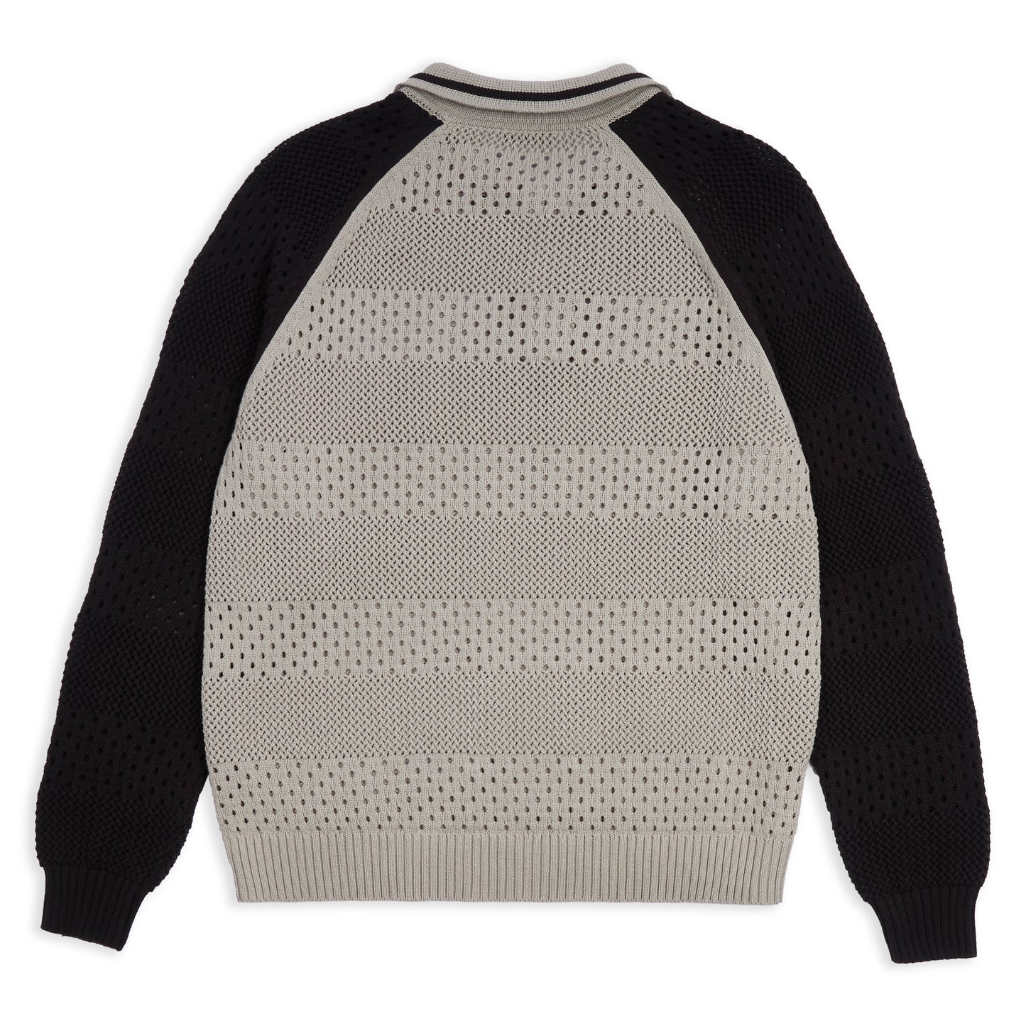 SB CROCHET LONG SLEEVE POLO