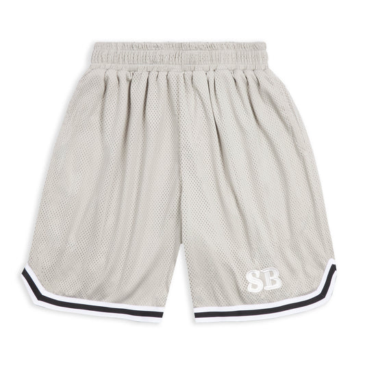 MESH SHORTS - LIGHT GREY