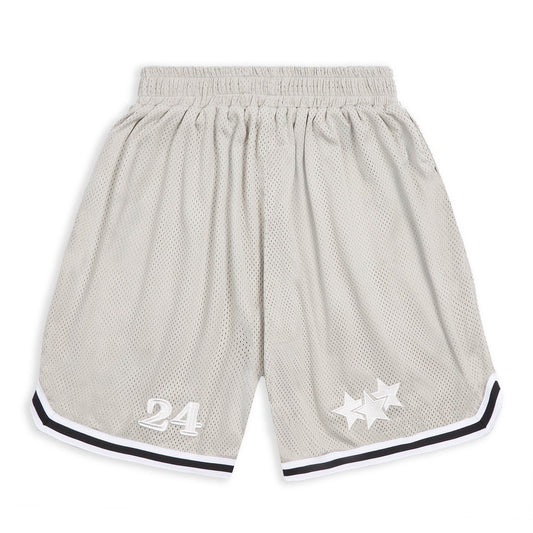 MESH SHORTS - LIGHT GREY