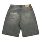 GRAPHITE WASHED DENIM JORTS